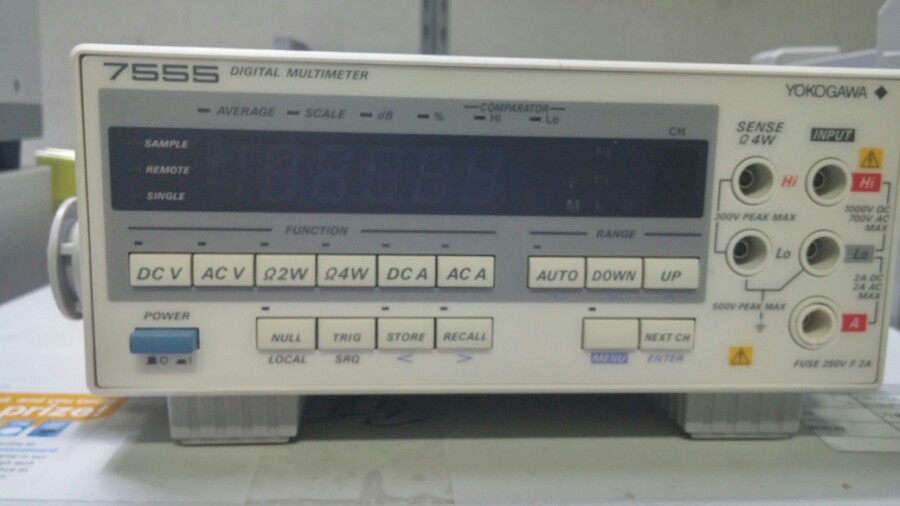 중고 7555, YOKOGAWA 7555, 요코가와, 요꼬가와7555, 5.5디지트멀티미터