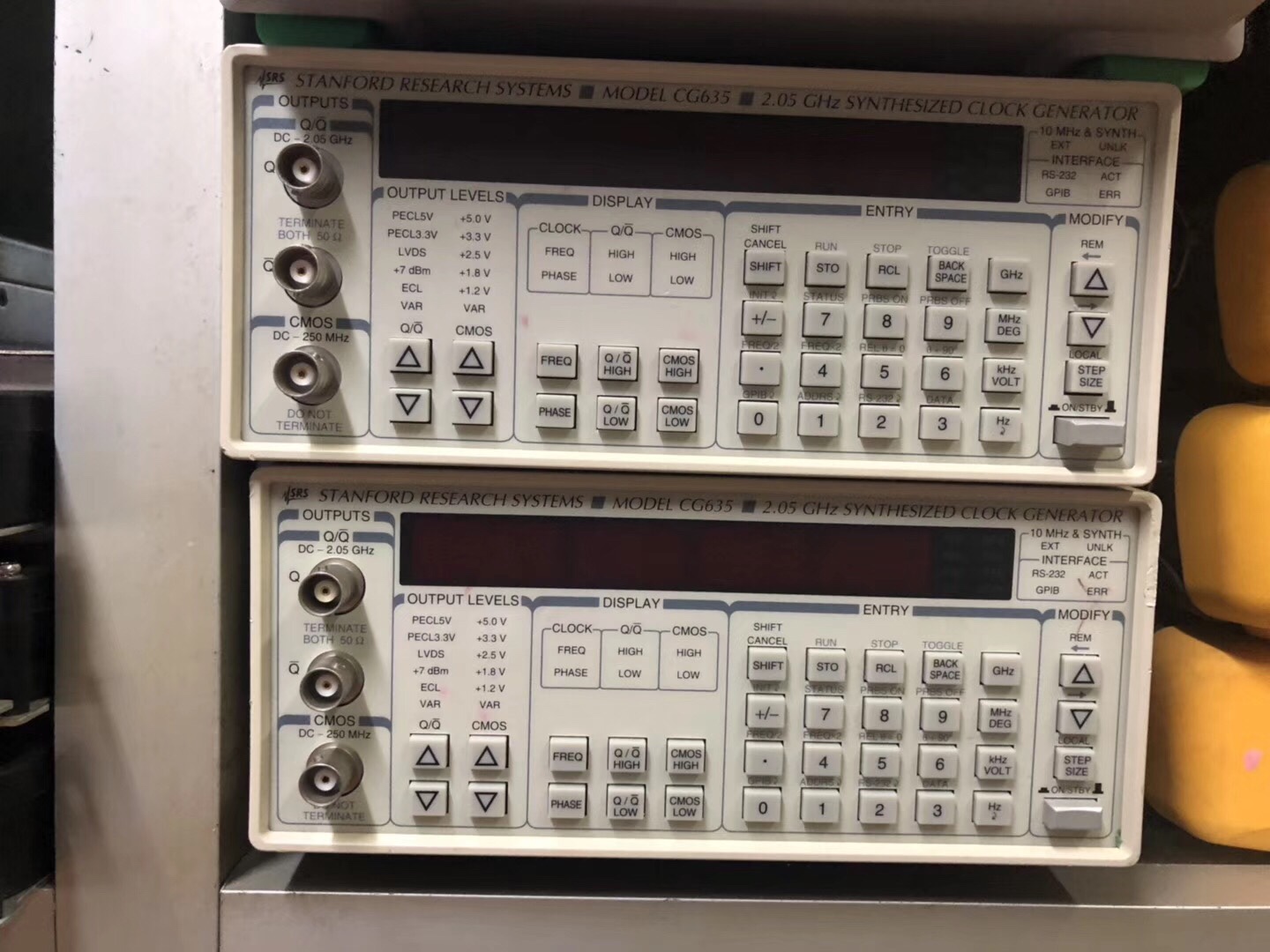 중고  Clock Generator, CG635, Synthesized Clock Generator, Stanford Research CG635 판매