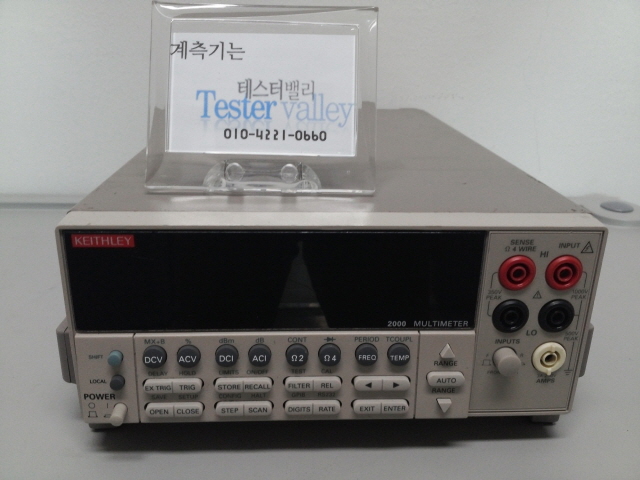 [중고계측기] Keithley 2000 스캔 기능이 포함된 6½ Digits 멀티미터