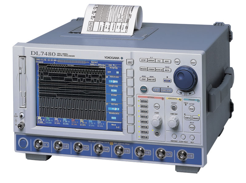 중고 8채널 요꼬가와 DL7480 DIGITAL OSCILLOSCOPE 디지탈 오실로스코프 판매 500MHz