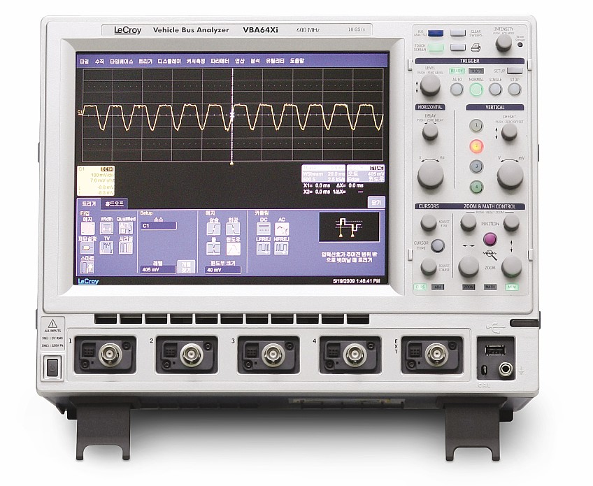 중고 자동차 시리얼데이터 분석기 오실로스코프 LeCroy VBA64Xi 600MHz